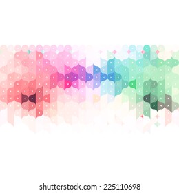 Abstract colorful banner & background