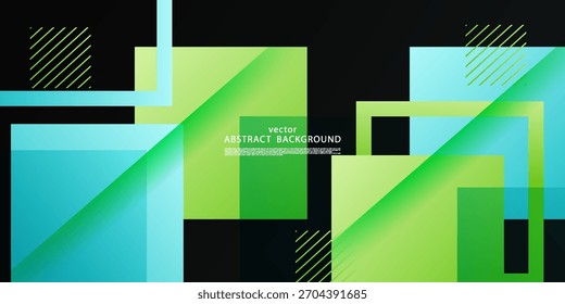 Fondo de Anuncio colorido Abstractas con diseño de concepto de patrón cuadrado superpuesto. Fondo simple y elegante. Vector EPS10.