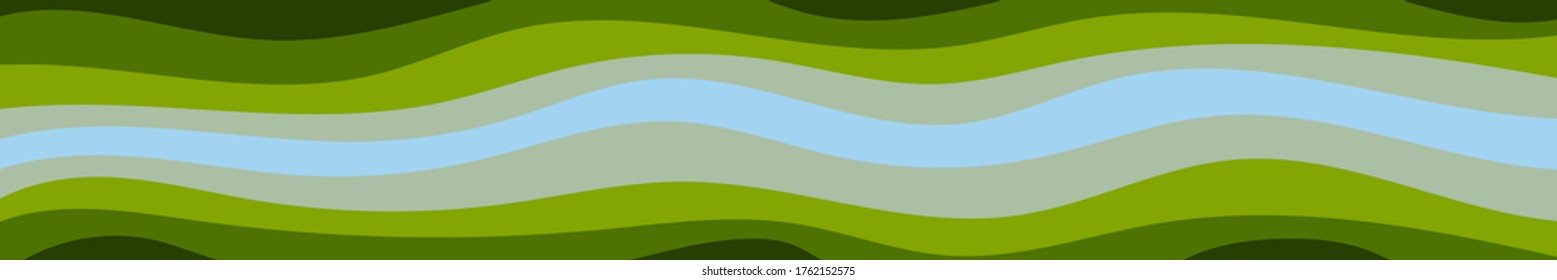 Abstract colorful banner of color waves. Template for flyer, website background