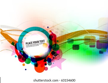 abstract colorful banner design. vector illustration.