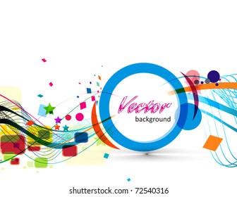 abstract colorful banner design. vector illustration.