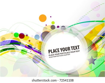 abstract colorful banner design. vector illustration.