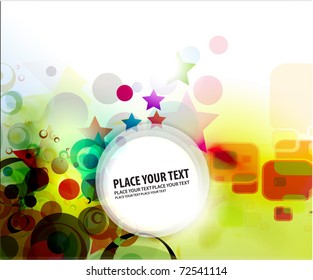 abstract colorful banner design. vector illustration.