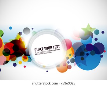 abstract colorful banner design. vector illustration.