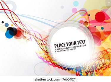 abstract colorful banner design. vector illustration.