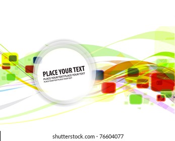 abstract colorful banner design. vector illustration.