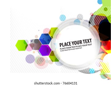 abstract colorful banner design. vector illustration.