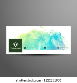 Abstract colorful banner template