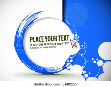 Abstract colorful banner vector background.