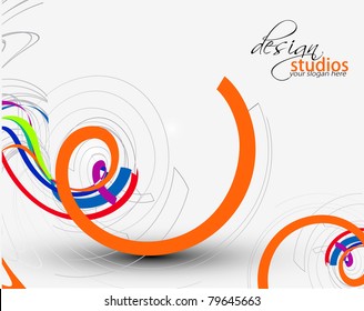Abstract colorful banner for your text. Vector design.