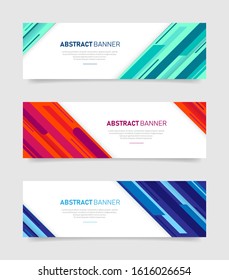 Abstract colorful banners template. Vector Eps10.