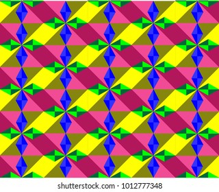 Abstract colorful basic geometric background. Mosaic style