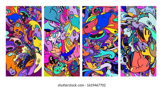Abstract Colorful Blank Banner Template for Web Design, Landing page, social media story, and Fabric Print Material.
