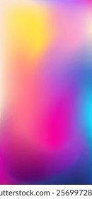 Abstract colorful blend background. Gradient blurred backdrop with space for text. Vector for banners, posters, and graphic design