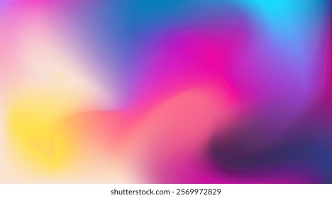 Abstract colorful blend background. Gradient blurred backdrop with space for text. Vector for banners, posters, and graphic design