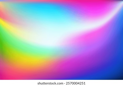 Abstract colorful blend background. Gradient blurred backdrop with space for text. Vector for banners, posters, and graphic design