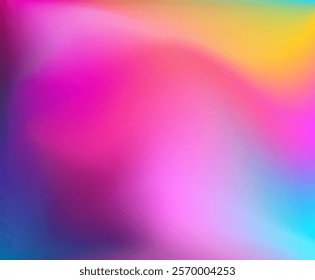 Abstract colorful blend background. Gradient blurred backdrop with space for text. Vector for banners, posters, and graphic design