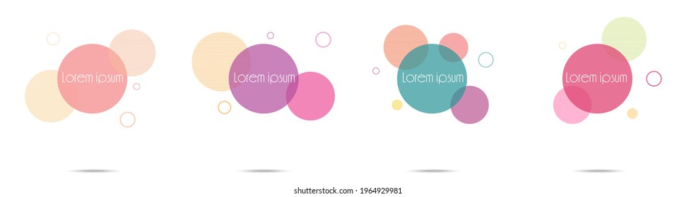 Abstract colorful blobs set.Set of isolated abstract aqua spot with gradient or dynamic color.Abstract liquid shape.Fluid design.Isolated gradient waves with geometric lines,Vector illustration.EPS10