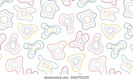 Abstraktes, bunter Muster. Moderne Muster, Vektorgrafik.