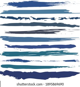 abstract colorful blue colors paint brush and strokes,  stripes horizontal pattern background. nice blue colors brush strokes and hand drawn with horizontal lines pattern background 