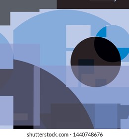 Abstract colorful blue geometric pattern background