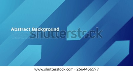 Abstract colorful blue gradient arrow pattern background. Overlap papercut pattern design trendy style background. Eps10 vector