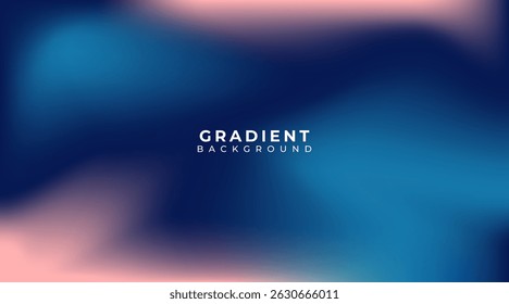 Fundo de gradiente azul colorido abstrato para design como banner, anúncios, site e conceito de apresentação