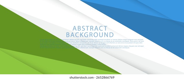 Abstrato colorido triângulo azul e verde sobrepor fundo. Trendy triângulo design padrão de papelão. Eps10 