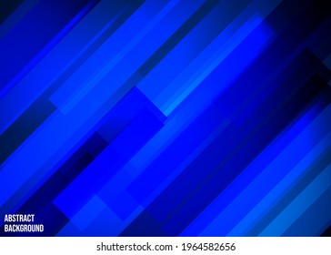 Resumen del fondo de las líneas azules de color. Ilustración del vector