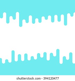 Abstract colorful blue liquid curvy shape for text and images