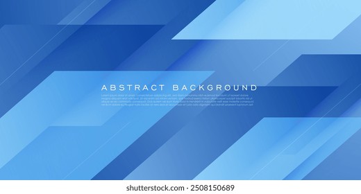 Abstract colorful blue overlap shadow and background. Papercut template vector with straight line and shadow. Blue background with trendy pattern design. Eps10 vector