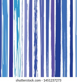 Abstract colorful blue paint brush and strokes, stripes pattern background. colorful blue nice brush strokes and hand drawn with vertical lines pattern background