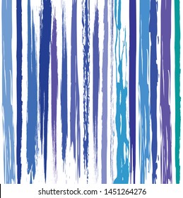 Abstract colorful blue paint brush and strokes, stripes pattern background. colorful blue nice brush strokes and hand drawn with vertical lines pattern background