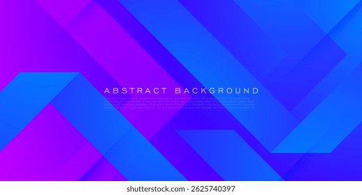 Abstract colorful blue and purple gradient geometric background. Simple triangle arrow pattern. Eps10 vector