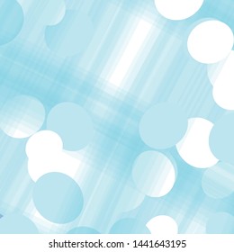 Abstract colorful blue sky paint brush with circles pattern background