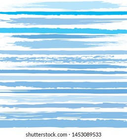 Abstract colorful blue sky paint brush and strokes, stripes pattern background. colorful blue nice brush strokes and hand drawn with horizontal lines pattern background