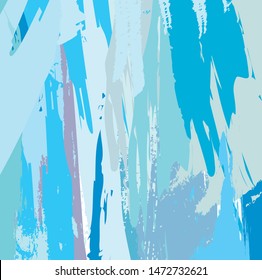 Abstract colorful blue sky paint brush and strokes, scribble pattern background. colorful blue nice brush strokes and hand drawn background