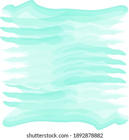 Abstract colorful blue sky watercolor  paint brush and strokes, scribble horizontal lines pattern background.