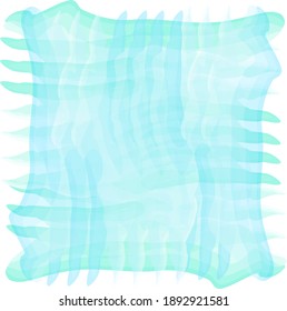 Abstract colorful blue sky watercolor  paint brush and strokes, scribble horizontal lines pattern background.