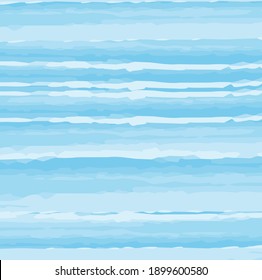 abstract colorful blue sky  watercolor paint brush and strokes,  stripes horizontal pattern background. nice blue watercolor brush strokes and hand drawn with horizontal lines pattern background 