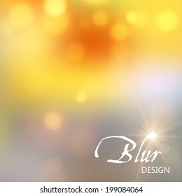 Abstract colorful blur background. Vector illustration