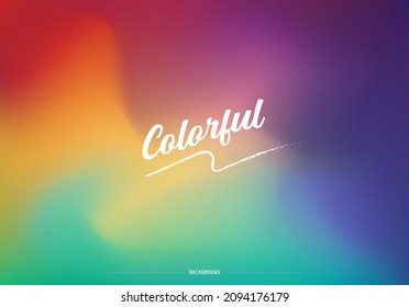 Abstract colorful blur background. vector illustration