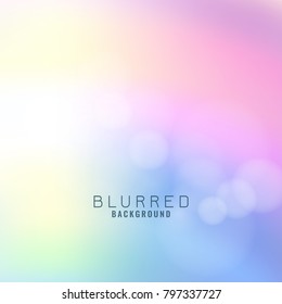 Abstract colorful blurred background