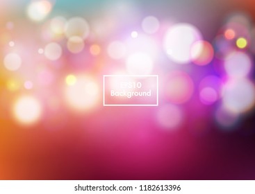 Abstract colorful blurred background Eps10 vector 