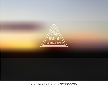 Abstract colorful blurred background. Gradient mesh vector illustration.  Elements for your website or presentation.