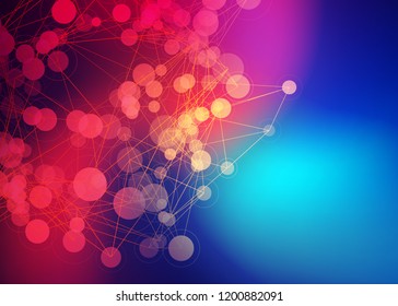 Abstract colorful blurred background. Vector illustration. Modern wallpaper