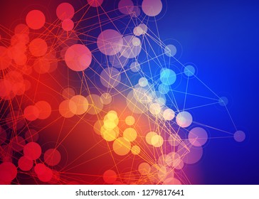 Abstract colorful blurred background. Vector illustration. Modern wallpaper