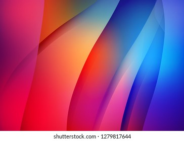 Abstract colorful blurred background. Vector illustration. Modern wallpaper