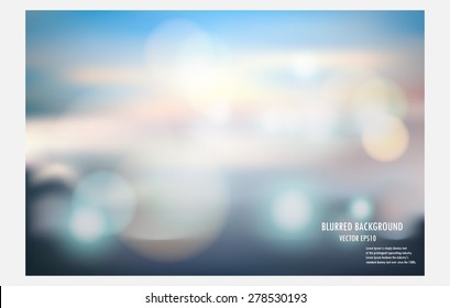 abstract colorful blurred background, vector illustration design wallpaper,blur bokeh light background.