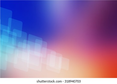 Abstract Colorful Blurred with bokeh effect vector backgrounds